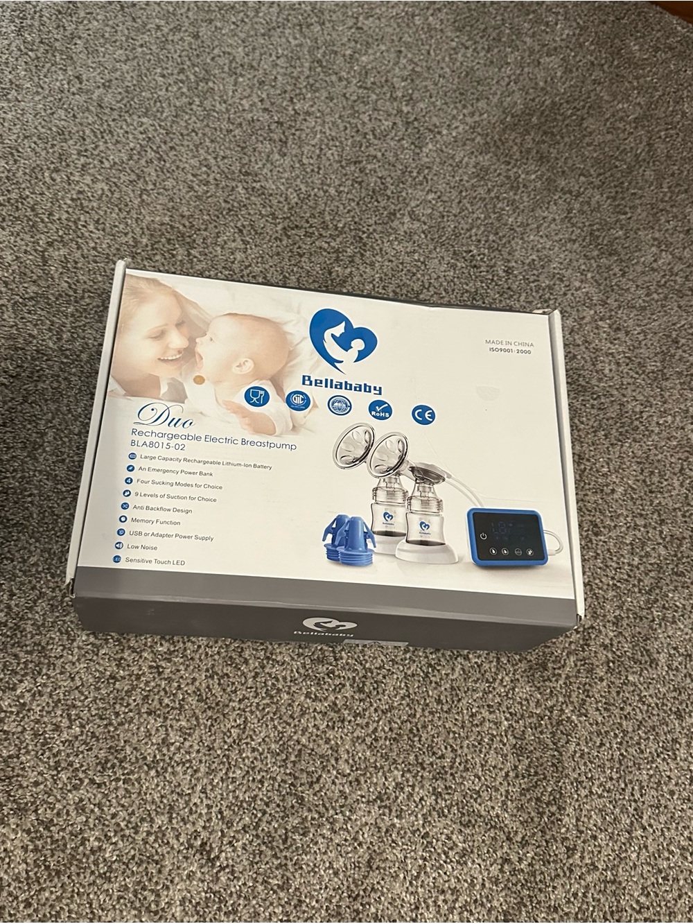 Blue Duo Rechargeable Electric Breastpump